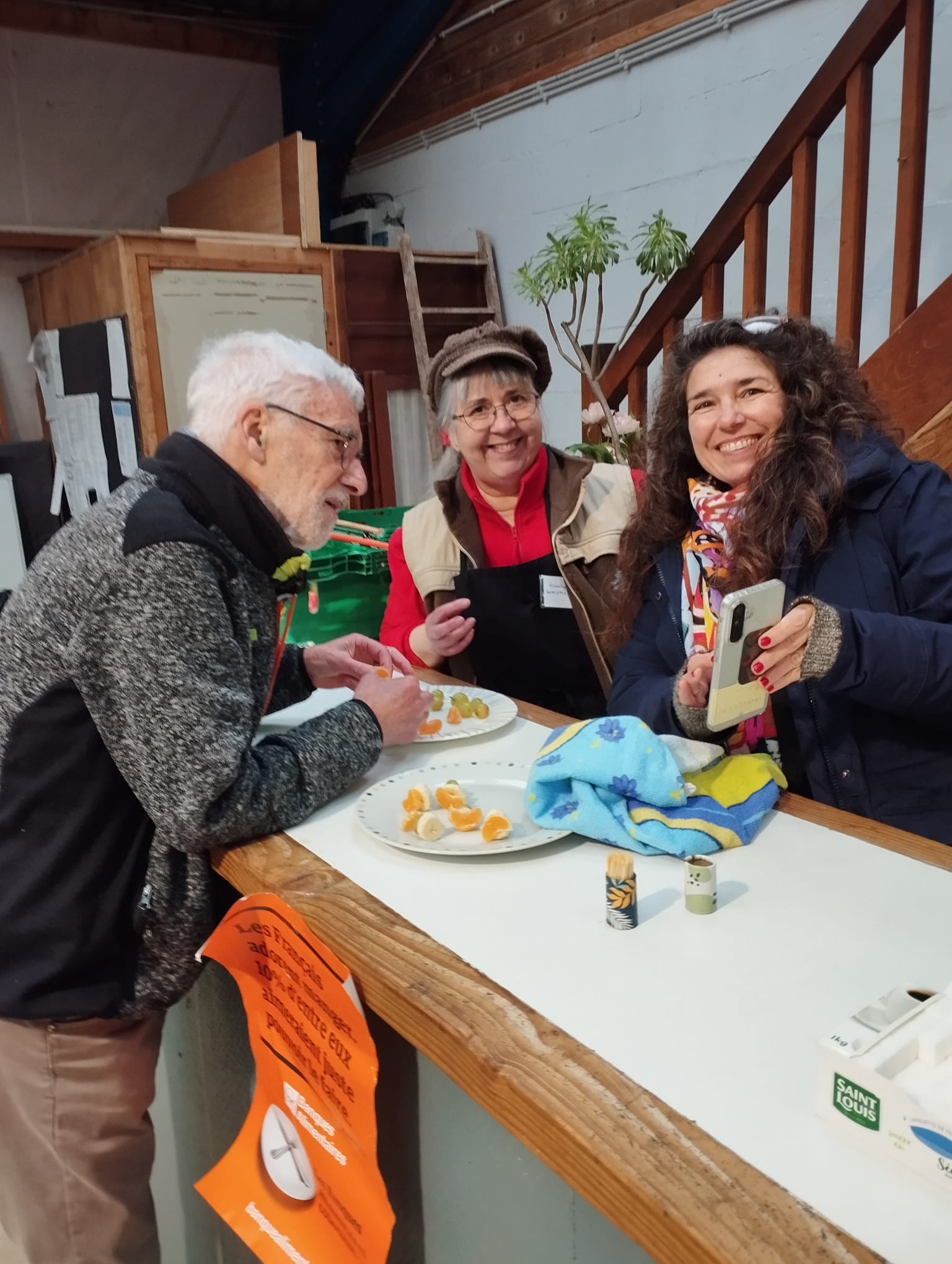 Une partie de l'équipe de Roul'Paniers
