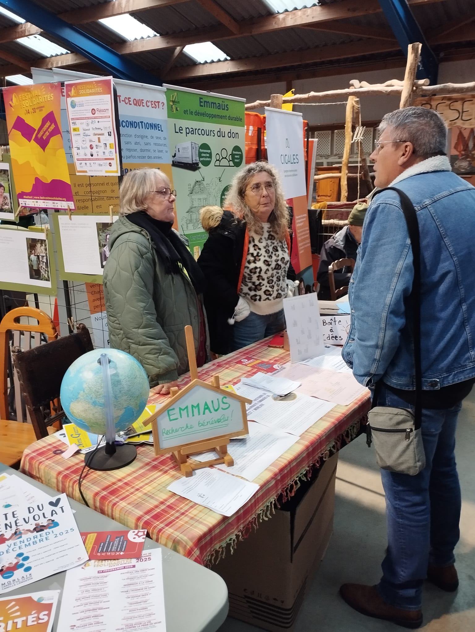 L'équipe d'Emmaüs Morlaix