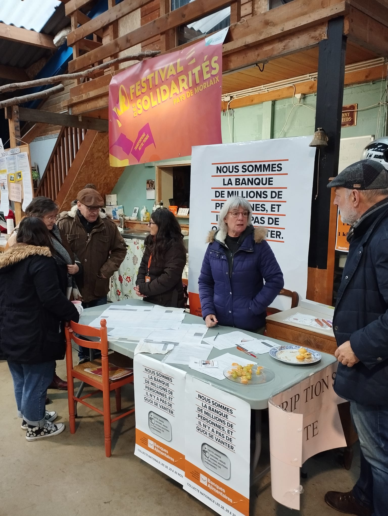 "Recrutement" de bénévoles pour la collecte alimentaire de Roul'Paniers