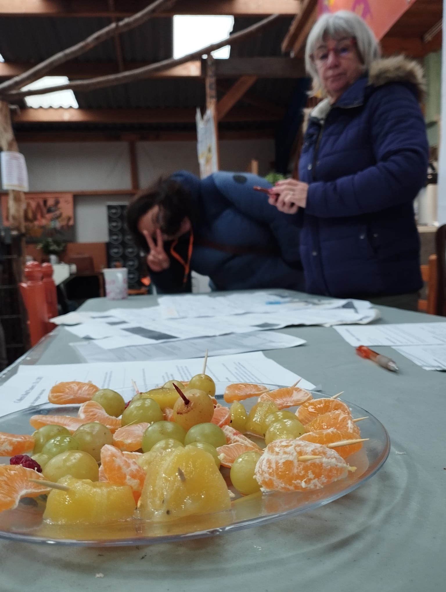 Un buffet proposé par Roul'Paniers