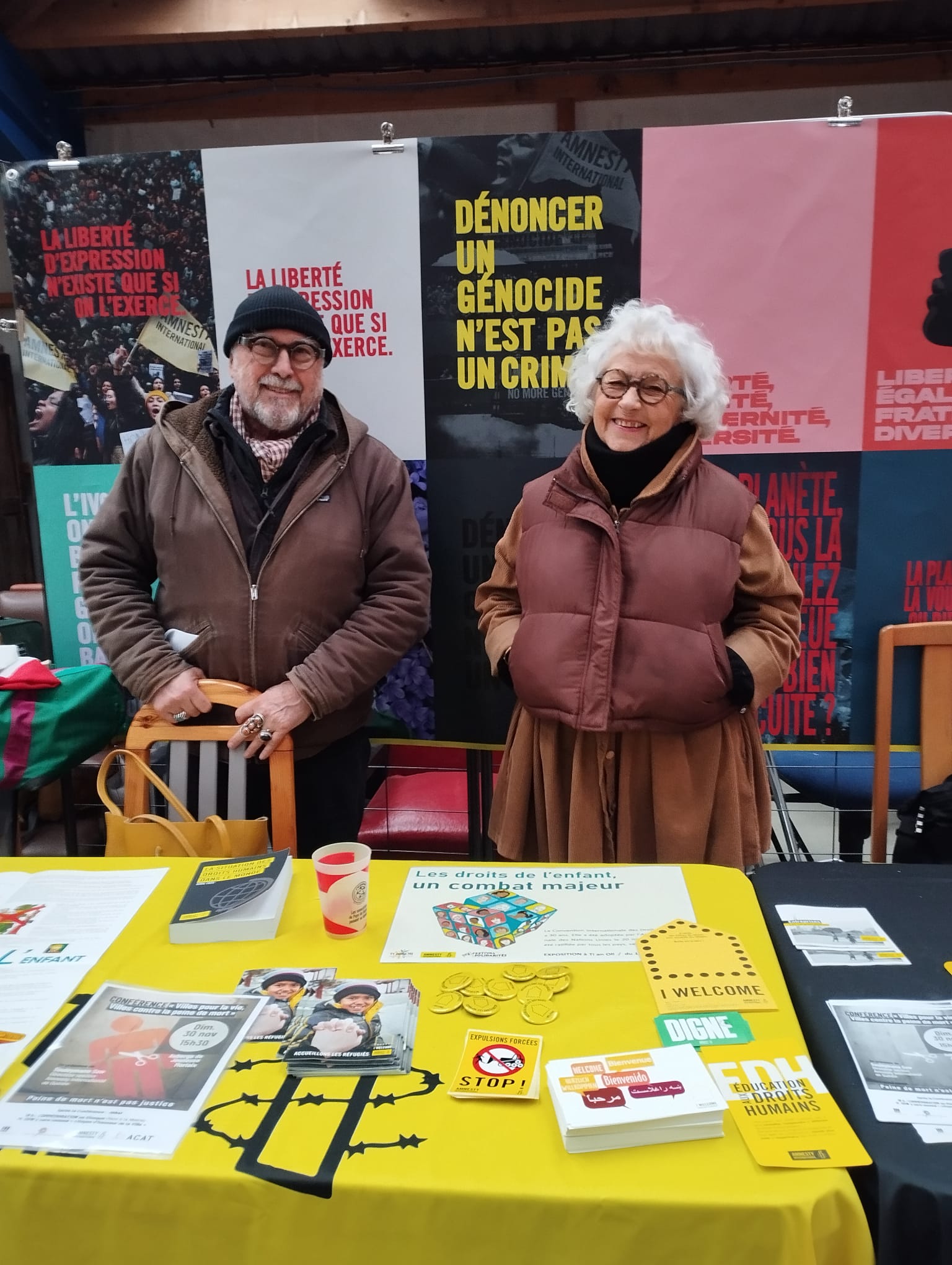 L'équipe de l'antenne de Morlaix de Amnesty International